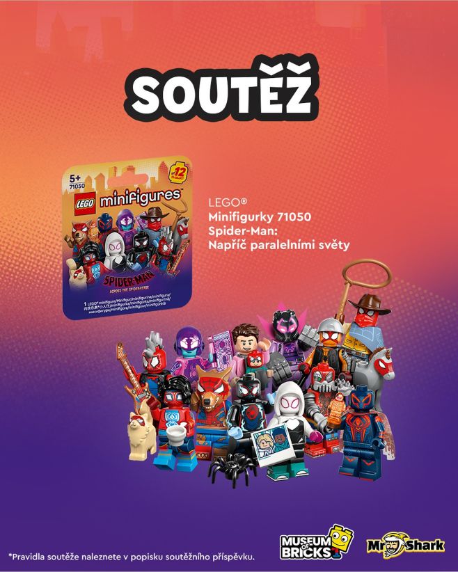 Ukončeno! Jedinečná soutěž o kompletní sérii LEGO® Minifigurek Spider-Man: Napříč paralelními světy 🤩🕷️ Chceš mít doma...